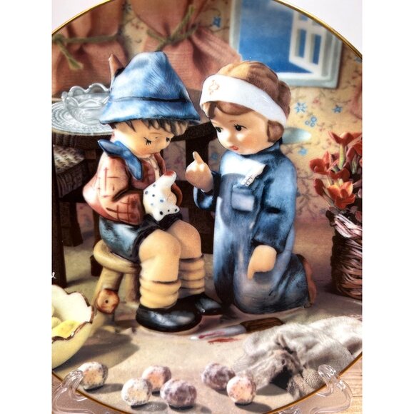 M.I. Hummel "Tender Loving Care" Collectible Plate Limited Edition Porcelain - Picture 2 of 3